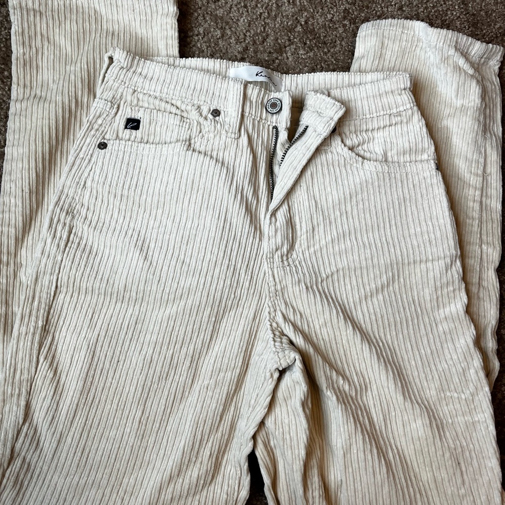 Cream Corduroy Pants